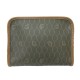 VINTAGE TROUSSE CHRISTIAN DIOR POCHETTE EN TOILE NID D'ABEILLE CANVAS CLUTCH