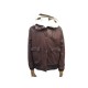 BLOUSON CHRISTIAN DIOR A CAPUCHE 50 M CUIR MOUTON RETOURNE SHEARLING COAT 9200€