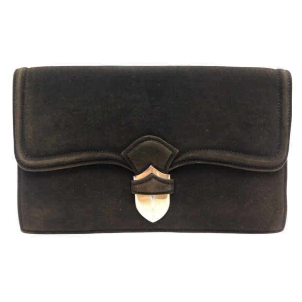 VINTAGE SAC POCHETTE A MAIN HERMES PAN EN VEAU DOBLIS FERMOIR EN VERMEIL CLUTCH