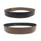 LIEN DE CEINTURE HERMES 42MM EN CUIR BOX NOIR & ETOUPE 85 LEATHER BELT 495€