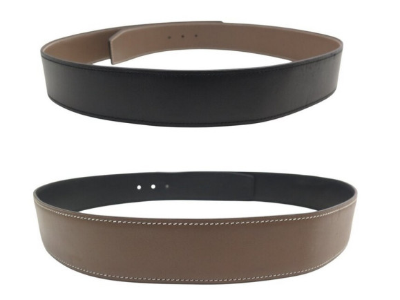 lien de ceinture hermes 42mm en cuir box noir etoupe