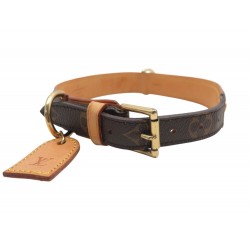 COLLIER POUR CHIEN LOUIS VUITTON BAXTER GM M58070 EN TOILE MONOGRAM DOG COLLAR