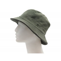 NEUF CHAPEAU HERMES BOB EN VELOURS VERT TAILLE 56 GREEN VELVET NEW CAP HAT 430€