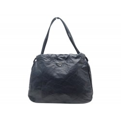 NEUF SAC A MAIN PRADA BOW EN CUIR NAPPA BLEU MARINE CABAS HAND BAG PURSE 3200€