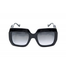 LUNETTES DE SOLEIL GUCCI GG LOGO GG1022S PLASTIQUE NOIR + BOITE SUNGLASSES 370€