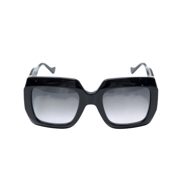 LUNETTES DE SOLEIL GUCCI GG LOGO GG1022S PLASTIQUE NOIR + BOITE SUNGLASSES 370€