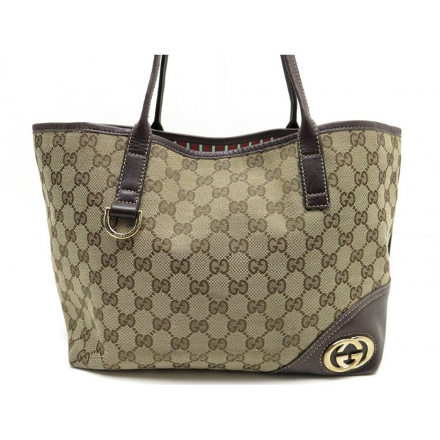 sac a main gucci 169946 cabas en toile monogrammee