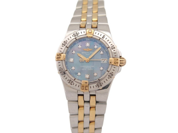 montre breitling starliner b71340 30 mm quartz or
