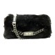 NEUF SAC A MAIN CHANEL TIMELESS CUIR FOURRURE ORYLAG 24 CM BANDOULIERE HANDBAG