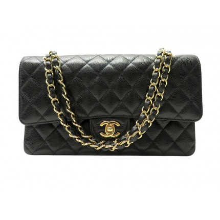 NEUF SAC A MAIN CHANEL 11.12 TIMELESS CLASSIQUE MEDIUM CUIR NOIR HAND BAG 10300€