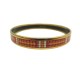 BRACELET HERMES MOSAIQUES EN EMAIL FIN MULTICOLORE ENAMEL STRAP BANGLE 470€