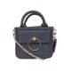 NEUF SAC A MAIN CLAUDIE PIERLOT ANOUCK MINI DENIM CFASA00712 BANDOULIERE 255€