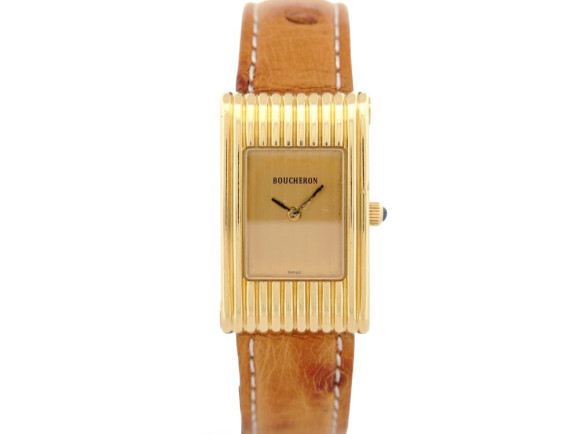 montre boucheron reflet 30mm en or jaune 18k