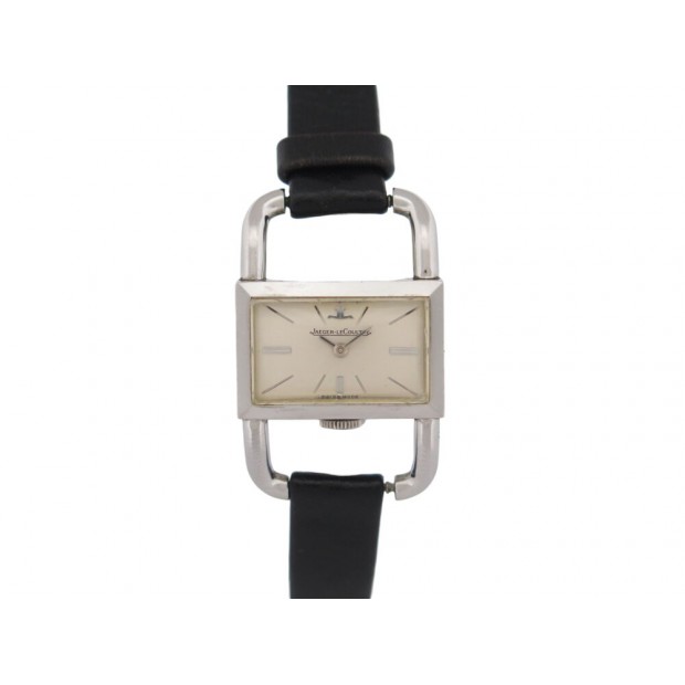 VINTAGE MONTRE JAEGER-LECOULTRE HERMES ETRIER 23 MM MECANIQUE ACIER WATCH