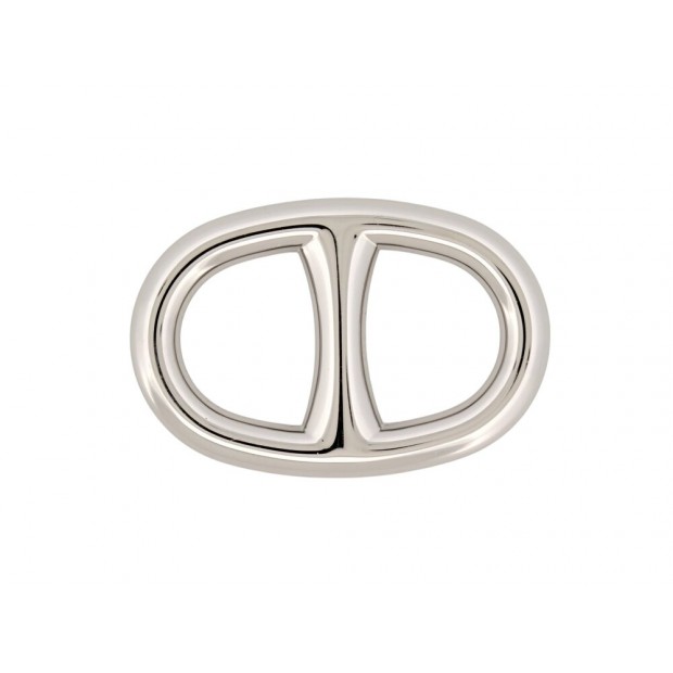 NEUF ANNEAU DE FOULARD HERMES CHAINE D'ANCRE H601373S PALLADIE SCARF RING 210€