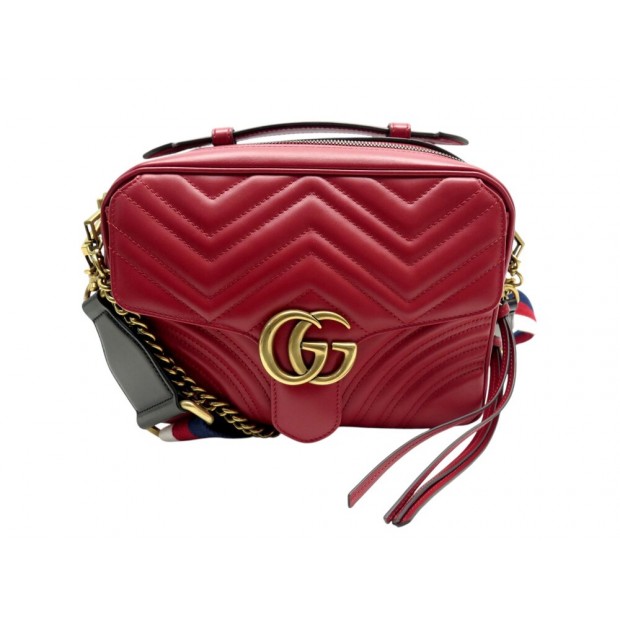 SAC A MAIN GUCCI GG MARMONT CAMERA 498100 EN CUIR BANDOULIERE WEB HAND BAG 2300€