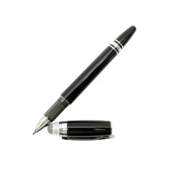 NEUF STYLO MONTBLANC STARWALKER PLATINIUM MB8485 NOIR FEUTRE ROLLERBALL PEN 630€