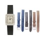 MONTRE POIRAY MA PREMIERE MINI 21 MM ACIER + 3 BRACELETS BOITE LADY WATCH 2150€