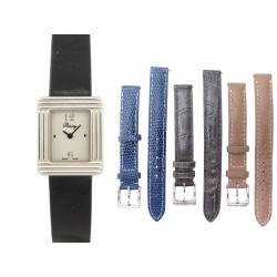 MONTRE POIRAY MA PREMIERE MINI 21 MM ACIER + 3 BRACELETS BOITE LADY WATCH 2150€