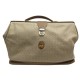 VINTAGE YVES SAINT LAURENT SAC DE VOYAGE EN TOILE MONOGRAMME BEIGE TRAVEL BAG