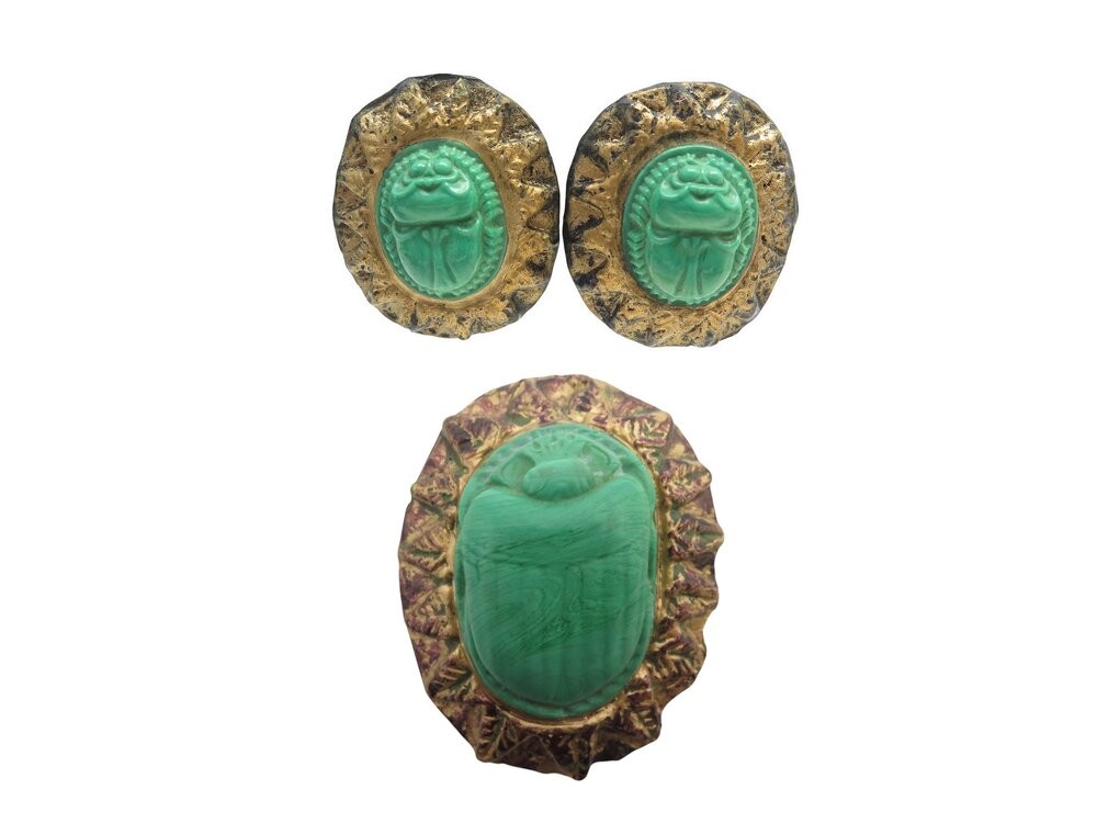 Lot De Bijoux Vintage Broches Boucles D'oreilles | Marques Scherrer, Dolce Vita, Biche