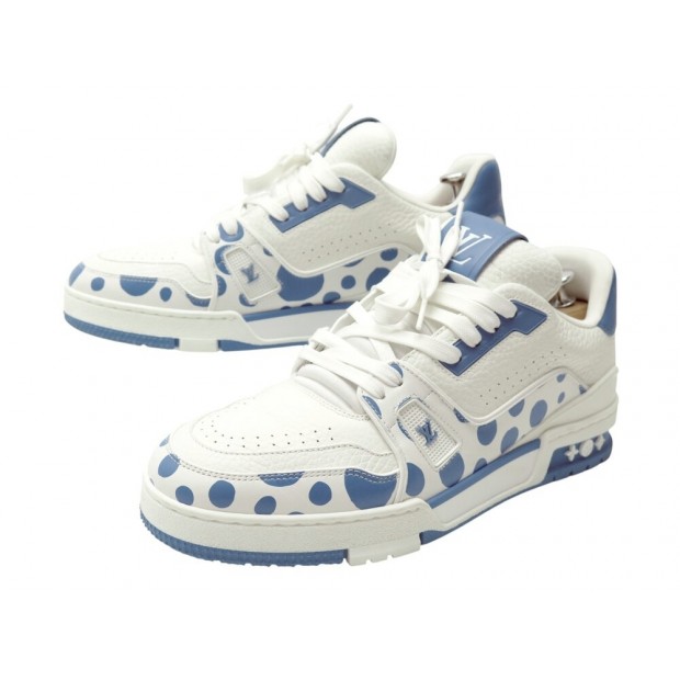 CHAUSSURES BASKETS LOUIS VUITTON LV TRAINER X YAYOI KUSAMA 2023 7 42 SNEAKERS