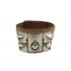 BRACELET HERMES MEDOR COLLIER DE CHIEN CDC EN CUIR DE CROCODILE ALLIGATOR 2950€