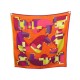 FOULARD HERMES ECHEC AU ROI BENOIT P. EMERY SOIE MULTICOLORE CARRE 90 SCARF 530€