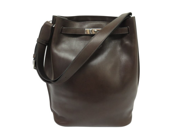 sac a main hermes so kelly 26 en cuir tadelakt choco