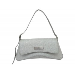 NEUF SAC A MAIN BALENCIAGA XX SMALL 695645 EN CUIR ARGENTE HAND BAG PURSE 1340€