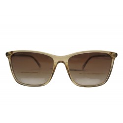 NEUF LUNETTES DE SOLEIL CHANEL 5447 EN PLASTIQUE BEIGE ETUI NEW SUNGLASSES 400€