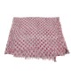 ETOLE LOUIS VUITTON 401910 DAMIER COTON ROUGE ET GRIS 110X210CM SCARF SHAWL 660€