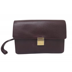 VINTAGE SAC A MAIN LOUIS VUITTON SELENGA DRAGONNE CUIR TAIGA PRUNE HANDBAG 1800€