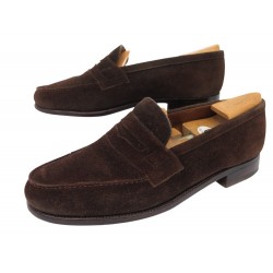 VINTAGE CHAUSSURES JM WESTON MOCASSINS 180 DAIM 6.5E 42 L 42.5 EMBAUCHOIRS 880€