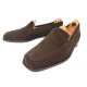 CHAUSSURES JOHN LOBB MOCASSINS ENGHIEN DAIM MARRON 8E 42 EMBAUCHOIRS SHOES 1870€