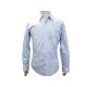 NEUF CHEMISE LOUIS VUITTON BRODERIES HJS94W BLOSSOM LV BLEU M 48 NEW SHIRT 750€