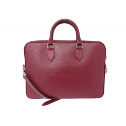 NEUF SACOCHE LOUIS VUITTON DANDY MM CUIR EPI ROUGE BANDOULIERE BRIEFCASE 2800€