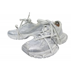 CHAUSSURES BALENCIAGA 741089 3XL 40 41 BASKETS TOILE & CUIR SNEAKERS SHOES 975€