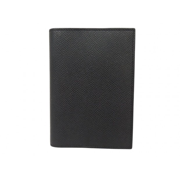 COUVERTURE PORTE AGENDA PORTE CARNET HERMES EN CUIR EPSOM NOIR DIARY COVER 650€