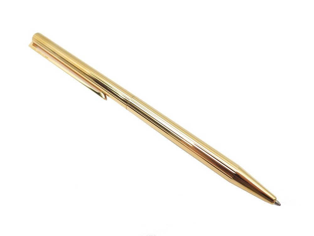 stylo bille st dupont classique 045071n plaque or