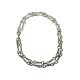 COLLIER SAUTOIR HERMES DE PERCIN CHAINE CORDAGE MARIN EN ARGENT SILVER NECKLACE