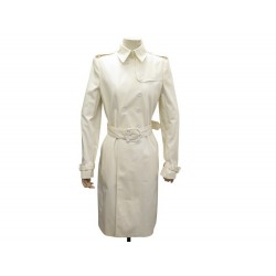 MANTEAU BURBERRY LONDON TRENCH LONG IMPERMEABLE CEINTURE COTON COAT 38 M 2150€