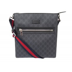 NEUF SACOCHE GUCCI SAC BANDOULIERE GG BLACK PETIT FORMAT 474137 TOILE BAG 1200€