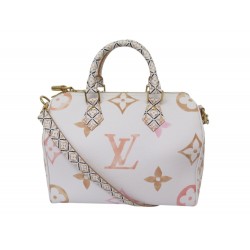 NEUF SAC A MAIN LOUIS VUITTON SPEEDY 25 AU BORD DE LA PISCINE BANDOULIERE PURSE