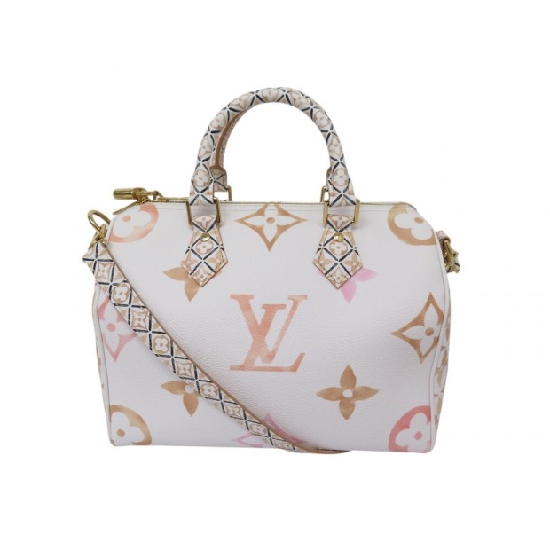 NEUF SAC A MAIN LOUIS VUITTON SPEEDY 25 AU BORD DE LA PISCINE BANDOULIERE PURSE