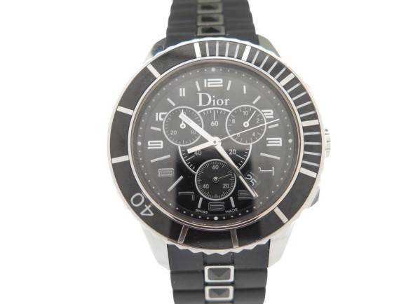 montre christian dior christal cd114317 chronographe