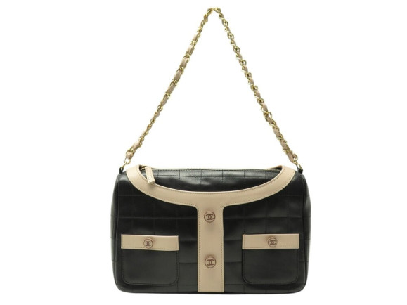  sac a main chanel girl tailleur cuir matelasse
