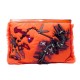 NEUF SAC A MAIN POCHETTE KENZO POILS OUTILS EN TOILE ORANGE 2014 CLUTCH BAG 950€