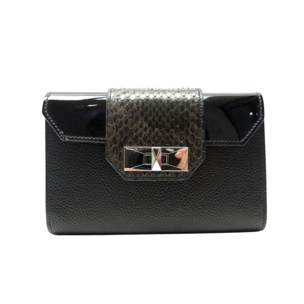 NEUF PORTEFEUILLE CARTIER PORTE MONNAIE PORTE CARTES CUIR ET PYTHON WALLET 1200€