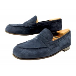 CHAUSSURES JM WESTON MOCASSINS 281 LE MOC 8.5D 42.5 DAIM LOAFERS EMBAUCHOIR 795€
